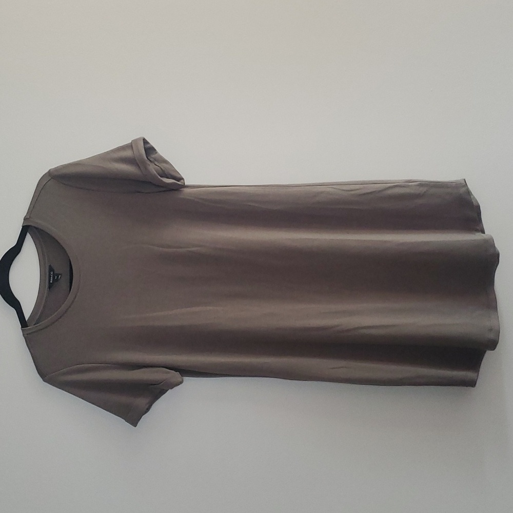 Rw&Co Olive Green T-shirt Dress